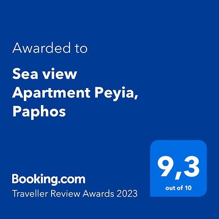 Sea View Apartment Peyia, Paphos Eksteriør bilde